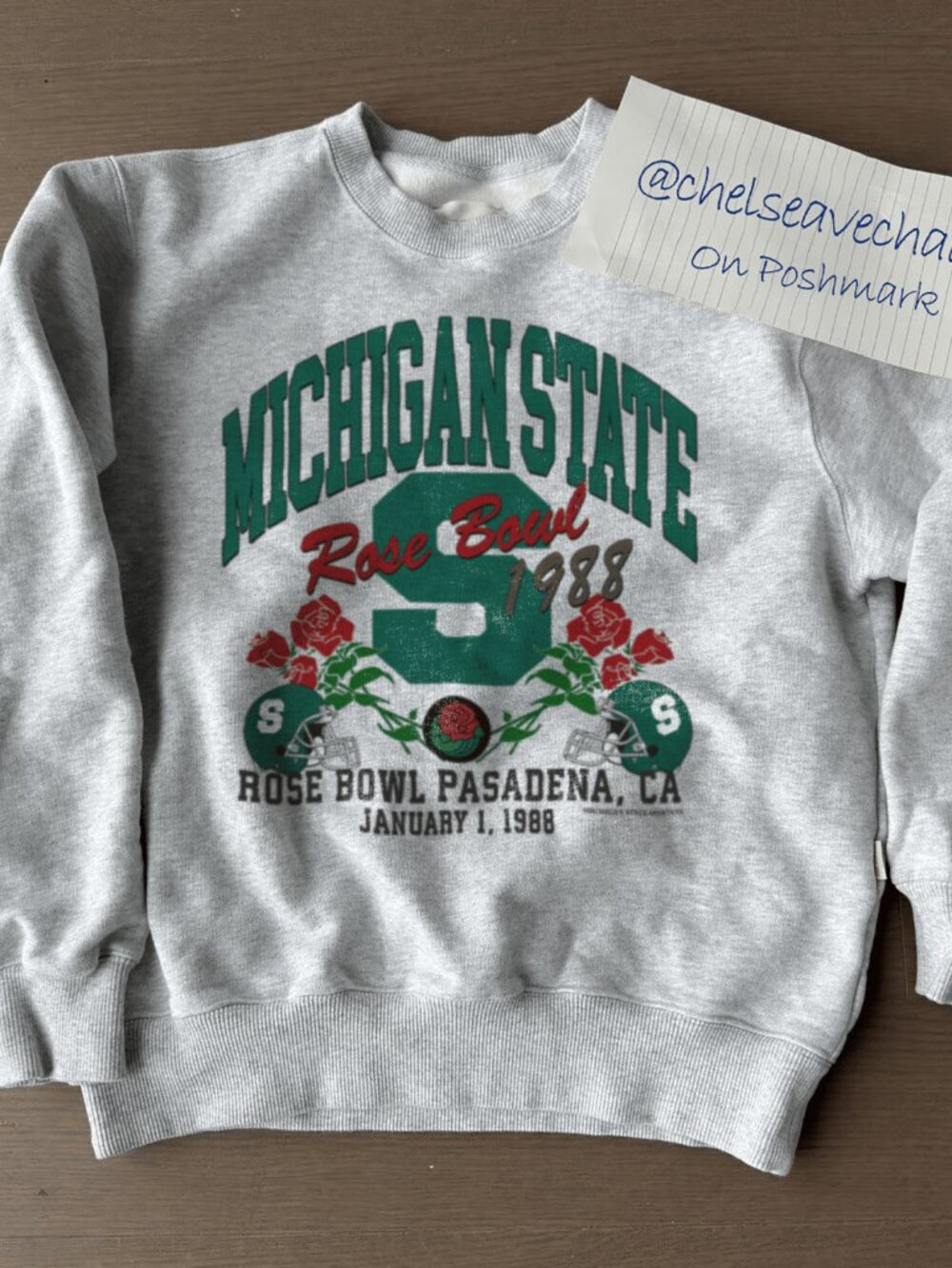 Michigan State Spartans 1988 Rose Bowl Sweatshirt, Michigan State University Tee